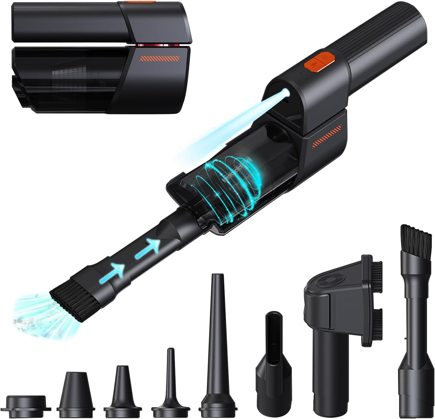 Handheld Vacuum Cordless - Car Vacuum Portable Cordless with Led Light - Hand He-image