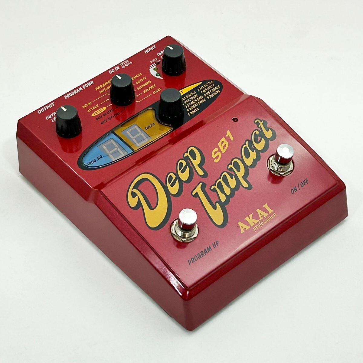 AKAI SB-1 Deep Impact ベースシンセ　エフェクター USED AKAI Deep Impact SB-1 Bass effects pedal, bass