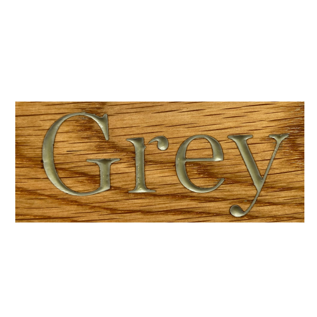 Oak House Sign, Carved, Personalised Custom Engraved Wooden Plaque Coloured
