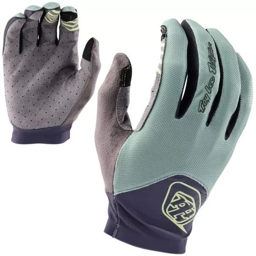 TROY LEE DESIGNS GLASS GREEN MOTORCROSS GLOVES OFF ROAD MX ENDURO GLOVES - Picture 7 of 8