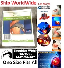 Unisex Magnetic Shoulder Brace Support Strap Wrap Neoprene Rotator Cuff Pain