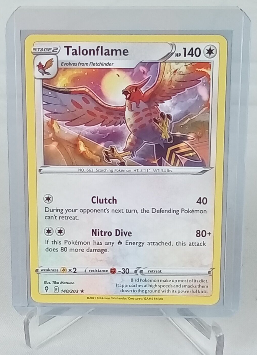 Talonflame 140/203 Rare Pokmon Card 2021 | eBay