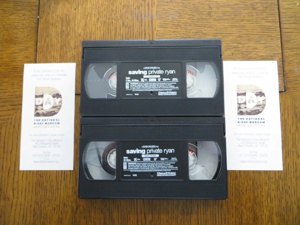 Saving Private Ryan - Tom Hanks, Matt Damon - 1998 - DreamWorks 2xVHS LIKE NEW!! - Image 4 of 4