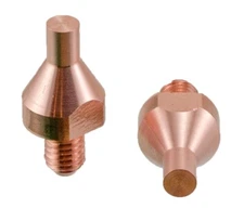 Chicago Electric Fit - Close Clearance Spot Welding Tips 1/4" w/ M8-1.25 Thread