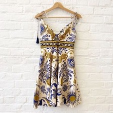 Tuckernuck || Eugenia Fernandez Guacharos Dress Jaguar Mini Dress Keyhole XS NWT