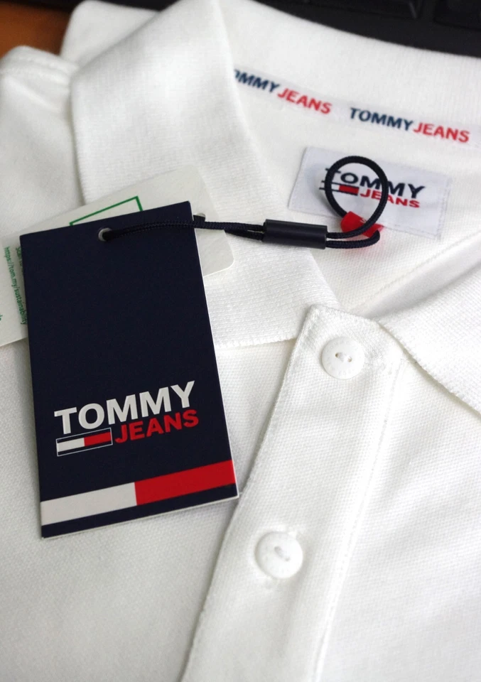 Tommy Jeans Clsc Essential Polo Blanco DM15751 White - Imagen 2 de 4