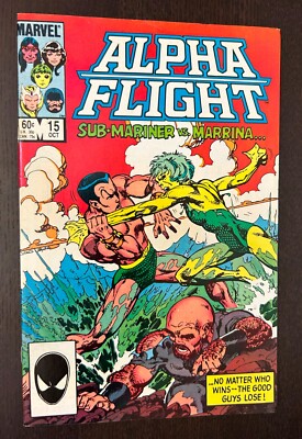 ALPHA FLIGHT #15 (Marvel Comics 1984) -- NM-