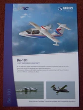 2000'S DOCUMENT UAC BERIEV AIRCRAFT BE-101 LIGHT AMPHIBIOUS AIRCRAFT