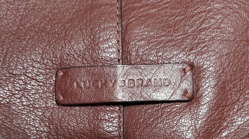 Lucky Brand Backpack Bag With Flap and Grommet Detail Brown - Picture 3 of 20