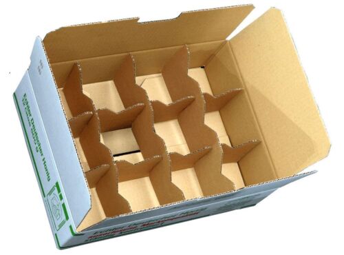 Carton vide DIB avec compartiment pour verre 500 g carton de rechange verre à miel Dr Liebig - Photo 1/1