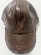 Jamont Newsboy Flat Cap Mens Light Brown Adjustable Straps