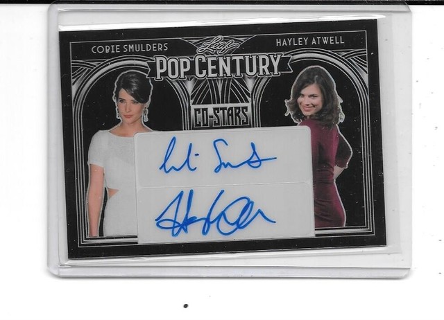 2024 POP CENTURY HAYLEY ATWELL COBIE SMULDERS DUAL AUTO AUTOGRAPH # 3/3 AVENGERS