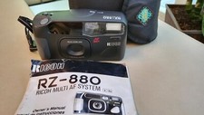 Vintage RICOH RZ-880 multi AF 35mm film Camera w/38-80mm macro lens. Works