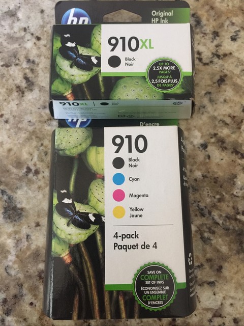 HP 910 (3YQ26AN#140) Ink Cartridge - 4 Pack for sale online | eBay