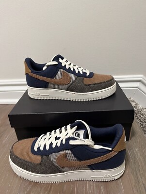 Nike Air Force 07 Premium Tweed Midnight Navy Corduroy FQ8744410