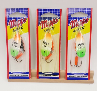 3 Mepps Aglia #5 Spinnerbaits - HOWG