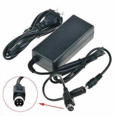 AC Adapter Charger for 4-Pin Din Getac V100X, V100 Laptop ADM-6019M Power Supply