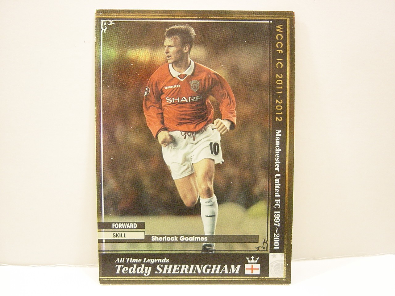 Panini WCCF 2011-12 ATLE Teddy Sheringham 1966 England　No.10 Man Utd Legends CFW