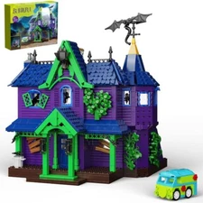 Scooby Doo Mystery Haunted House Set Building Toy Model Blocks Collectible Gift
