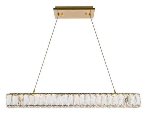 Crystal Chandelier Light Fixture Foyer Kitchen Island Dining Room Lighting 31" - Picture 5 of 10