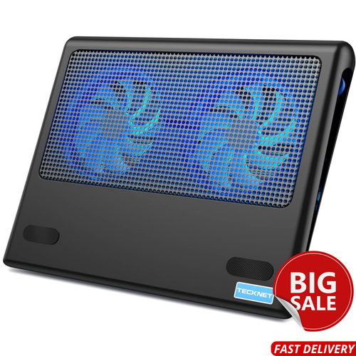 Laptop Cooling Pad, 12"16" Laptop Cooler with 2 Ultra Quiet
