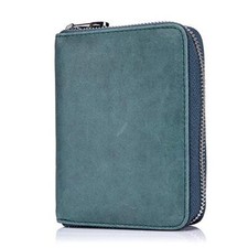 RFID Blocking 24 Slot Credit Card Holder Wallet Real Leather Multi Card Wallet