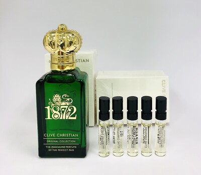 Clive Christian-Original Collection 1872 Masculine Perfume Spray Vial 5x2ml NIB