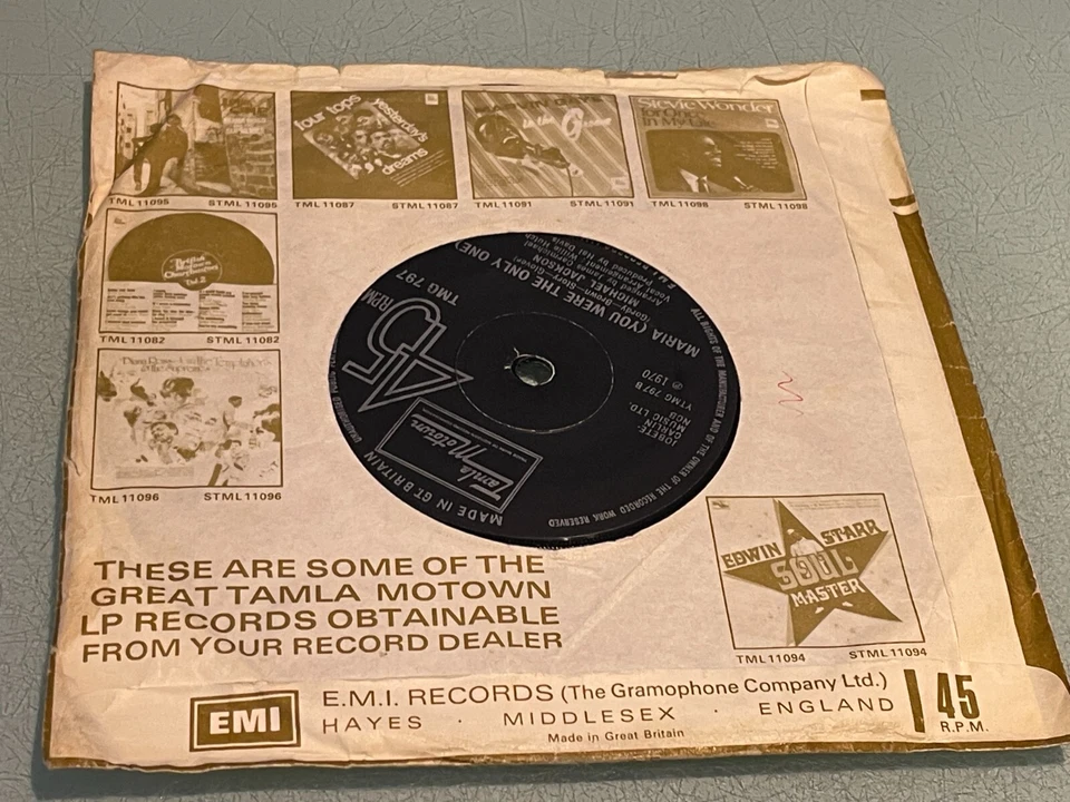 Michael Jackson - Got To Be There - Vinyl Record 7" Single - 1971 Motown  TMG797 - Image 2 of 4