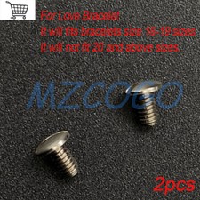 1 Pair For C artier Love Bracelet  16-19 sizes Silver Screws Replacement Parts