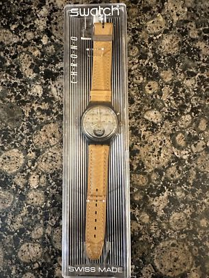 #ad Super Sale quot;Sirioquot; Chrono Swatch NIB Best on eBay perfect $119.50