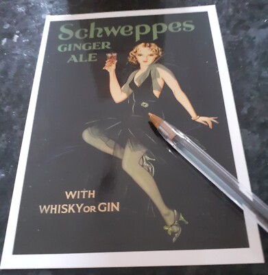 PIN-UP _*=_ The Schweppes Girls Serie _ Ginger Ale mit Whisky oder Gin _ Erotik