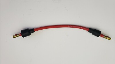  Coil Wire 8mm 12'' RED Spiral Core Straight Boots Packard Wire Points Cap USA