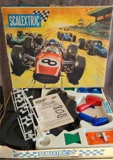 1960's Scalextric Set 31 Slot Car Set Boxed with Javelin and Electra Cars
