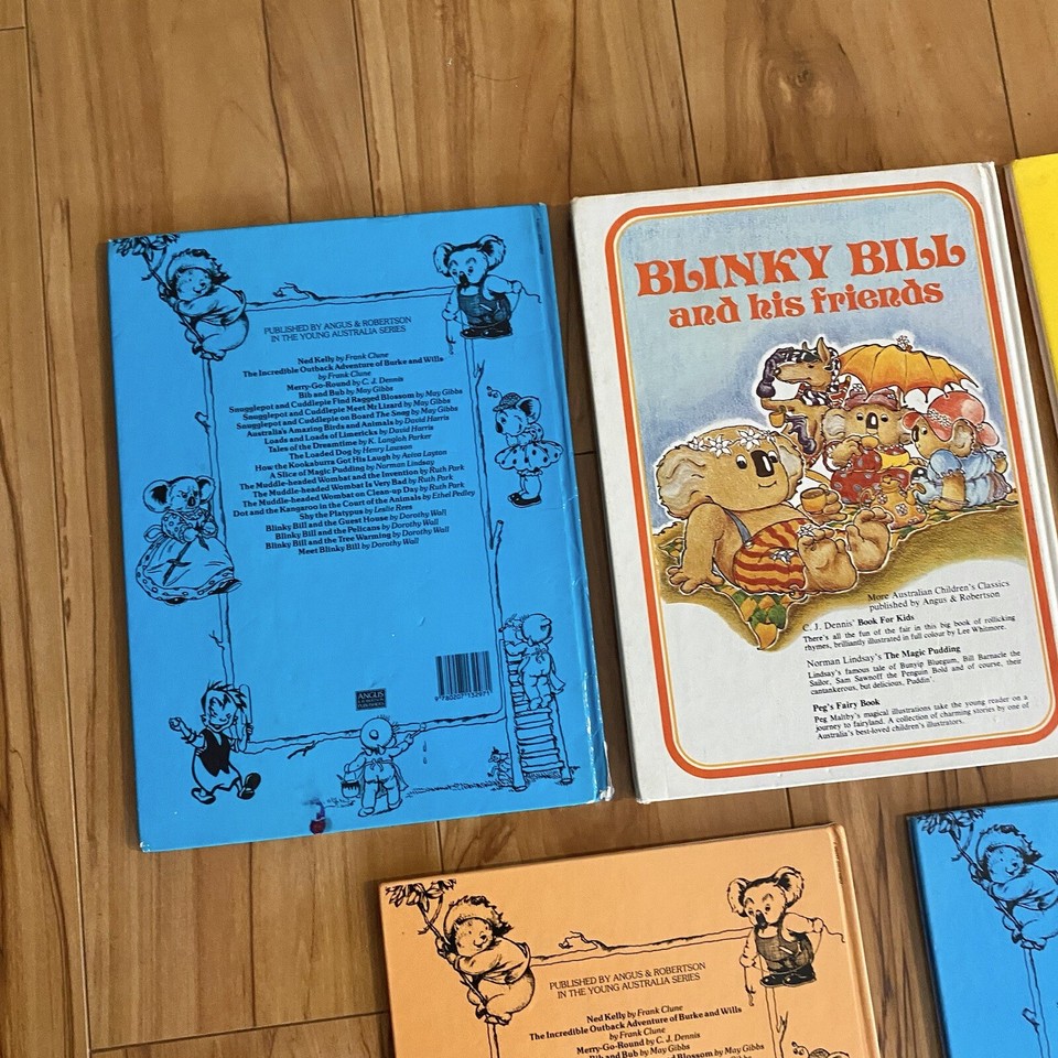 Lot of 5 Blinky Bill Vintage Books Bundle eBay