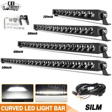 Night Blazer 22 32 42 52" Curved LED Light Bar Spot Light Driving Beam Offroad