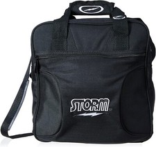 Storm 1 Ball SIngle Solo Tote Bowling Bag Black