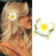 Flower Hair Clips Pearl Hair Claws Barrettes for Women Type A