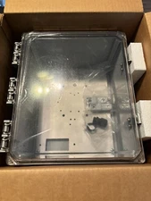 Tessco V12106H-6PLL 12" x 10" x 6" Polycarbonate Electrical Enclosure