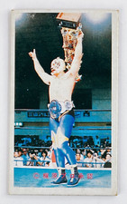 Pro wrestling "Tiger Mask" Super Rare Japan Menko card 1980's