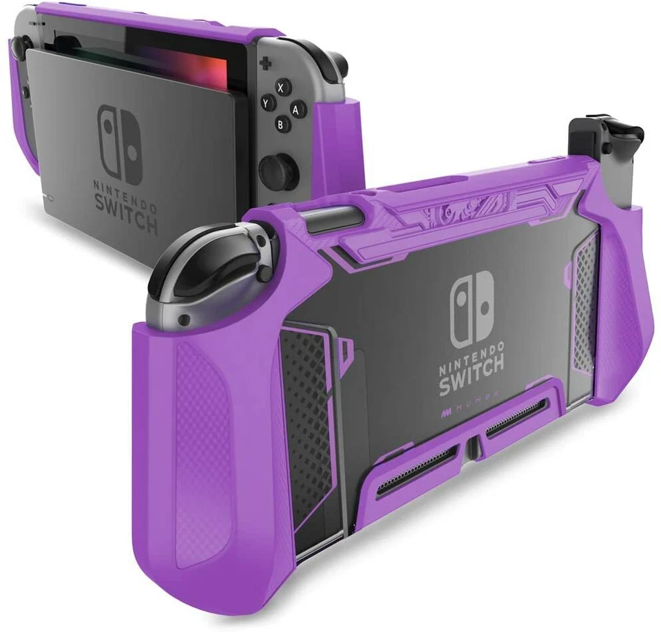 Funda Mumba Acoplable para Consola Nintendo Switch Controlador JoyCon TPU Agarre Cubierta Foto 3 de 4