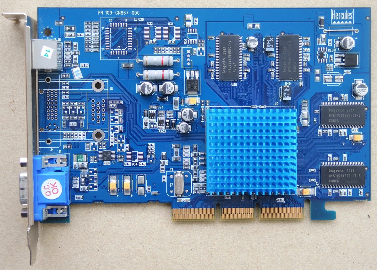 Tarjeta De Video Agp V4408x/d/64a 64mb