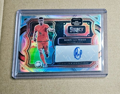 2025/26 SELECT FIFA WORLD CUP ROBIN VAN PERSIE SILVER PRIZM SELECT FEW AUTO SP