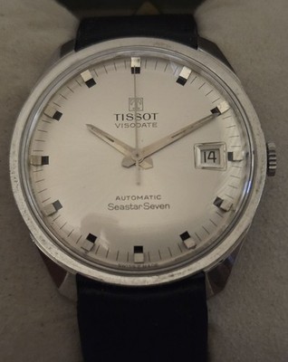 Vintage Automatic Armbanduhr Tissot Visodate Seastar Seven   Cal. 784-1   1966