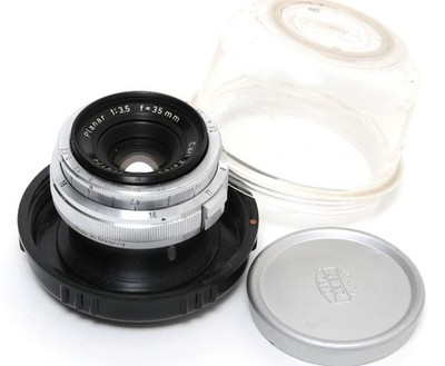 @ Zeiss West for Contax IIIA Planar 3,5/35mm in plastic case
