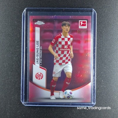 Topps Jae-Sung Lee 1. FSV Mainz Pink   /75 Bundesliga Chrome 2023/24