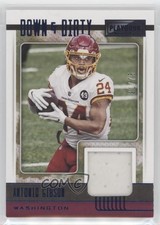 2021 Panini Playbook Down and Dirty Relics Platinum 1/75 Antonio Gibson 11r1