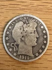 1911-P Barber Half Dollar — photo from another recent sale