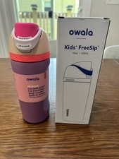Owala FreeSip Kids Stainless Steel Water Bottle / 16oz / Color: Smell the Roses