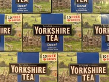 400 x Yorkshire Tea Decaf Tea Bags - 400 Bags (40x10) Promo Packs Free Postage