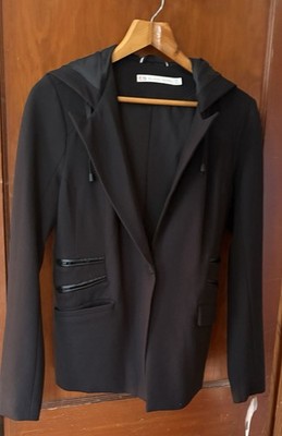 Blanc Noir Gayatri Hooded Blazer/Jacket New With Tags Size Medium